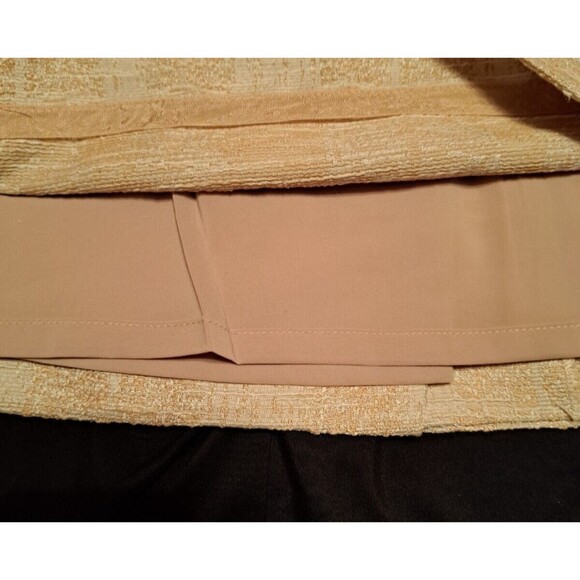 Tory Burch Jacquard Devora Tweed Brocade Skirt 4 Pencil Slight Metallic Lined - Picture 12 of 15